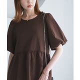 バルーンペプラムブラウス | ROPE' PICNIC | 詳細画像19 