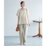 バルーンペプラムブラウス | ROPE' PICNIC | 詳細画像9 