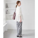 【UVケア・防シワ】羽織れるピンタックデザインペプラムシャツ | ROPE' PICNIC | 詳細画像16 