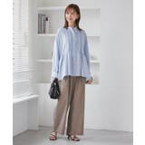 【UVケア・防シワ】羽織れるピンタックデザインペプラムシャツ | ROPE' PICNIC | 詳細画像25 