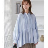 【UVケア・防シワ】羽織れるピンタックデザインペプラムシャツ | ROPE' PICNIC | 詳細画像27 