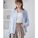 【UVケア・防シワ】羽織れるピンタックデザインペプラムシャツ | ROPE' PICNIC | 詳細画像29 