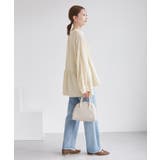 【UVケア・防シワ】羽織れるピンタックデザインペプラムシャツ | ROPE' PICNIC | 詳細画像33 