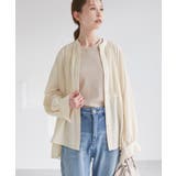 【UVケア・防シワ】羽織れるピンタックデザインペプラムシャツ | ROPE' PICNIC | 詳細画像35 