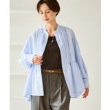 【UVケア・防シワ】羽織れるピンタックデザインペプラムシャツ | ROPE' PICNIC | 詳細画像9 