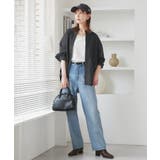 バンドカラーラウンドヘムストライプシャツ/セットアップ対応 | ROPE' PICNIC | 詳細画像17 