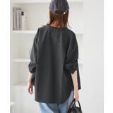 バンドカラーラウンドヘムストライプシャツ/セットアップ対応 | ROPE' PICNIC | 詳細画像21 