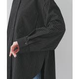 バンドカラーラウンドヘムストライプシャツ/セットアップ対応 | ROPE' PICNIC | 詳細画像30 