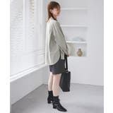 バンドカラーラウンドヘムストライプシャツ/セットアップ対応 | ROPE' PICNIC | 詳細画像7 