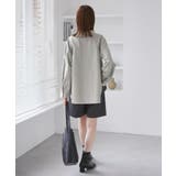 バンドカラーラウンドヘムストライプシャツ/セットアップ対応 | ROPE' PICNIC | 詳細画像8 