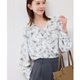 花柄ラッフルデザインブラウス | ROPE' PICNIC | 詳細画像11 