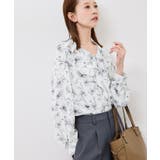 花柄ラッフルデザインブラウス | ROPE' PICNIC | 詳細画像12 