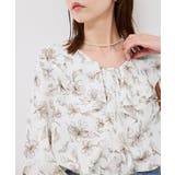 花柄ラッフルデザインブラウス | ROPE' PICNIC | 詳細画像22 