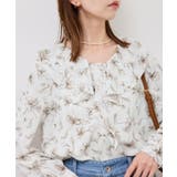 花柄ラッフルデザインブラウス | ROPE' PICNIC | 詳細画像23 