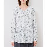 花柄ラッフルデザインブラウス | ROPE' PICNIC | 詳細画像24 