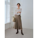 花柄ラッフルデザインブラウス | ROPE' PICNIC | 詳細画像3 