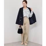 花柄ラッフルデザインブラウス | ROPE' PICNIC | 詳細画像6 