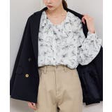 花柄ラッフルデザインブラウス | ROPE' PICNIC | 詳細画像8 