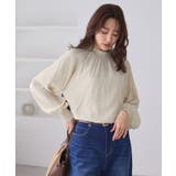 シャーリングカラーブラウス/2WAY | ROPE' PICNIC | 詳細画像18 