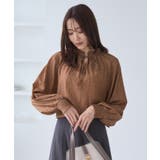 シャーリングカラーブラウス/2WAY | ROPE' PICNIC | 詳細画像26 