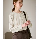 ベージュ(27) | 配色パイピングブラウス | ROPE' PICNIC