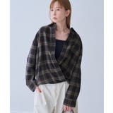 【WEB限定カラー】ロゴ刺繍チェックネルシャツ/2WAY | ROPE' PICNIC | 詳細画像21