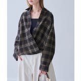 【WEB限定カラー】ロゴ刺繍チェックネルシャツ/2WAY | ROPE' PICNIC | 詳細画像22