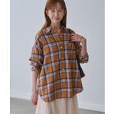 【WEB限定カラー】ロゴ刺繍チェックネルシャツ/2WAY | ROPE' PICNIC | 詳細画像29