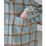 【WEB限定カラー】ロゴ刺繍チェックネルシャツ/2WAY | ROPE' PICNIC | 詳細画像38