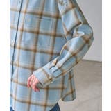 【WEB限定カラー】ロゴ刺繍チェックネルシャツ/2WAY | ROPE' PICNIC | 詳細画像40
