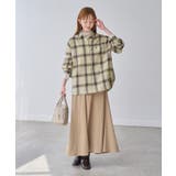 【WEB限定カラー】ロゴ刺繍チェックネルシャツ/2WAY | ROPE' PICNIC | 詳細画像9