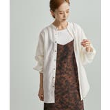 ホワイト(10) | 【一部店舗限定】袖ボリュームシアーシャツ | ROPE' PICNIC