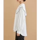 【一部店舗限定】ビックカラー配色ブラウス | ROPE' PICNIC | 詳細画像2 