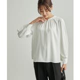 オフホワイト(15) | 【WEB限定】2WAY/ビジューホックブラウス | ROPE' PICNIC