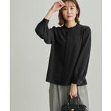 【WEB限定】フロントピンタック使いフリルカラーブラウス | ROPE' PICNIC | 詳細画像1 