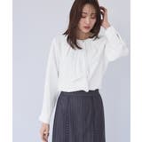 【WEB限定】配色ボウタイ風ブラウス | ROPE' PICNIC | 詳細画像13 