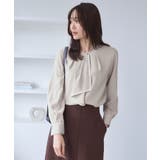 【WEB限定】配色ボウタイ風ブラウス | ROPE' PICNIC | 詳細画像17 