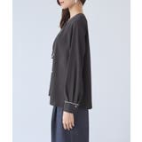 【WEB限定】配色ボウタイ風ブラウス | ROPE' PICNIC | 詳細画像28 