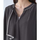 【WEB限定】配色ボウタイ風ブラウス | ROPE' PICNIC | 詳細画像31 