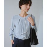 【WEB限定】配色ボウタイ風ブラウス | ROPE' PICNIC | 詳細画像4 