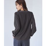 【WEB限定】配色ボウタイ風ブラウス | ROPE' PICNIC | 詳細画像9 