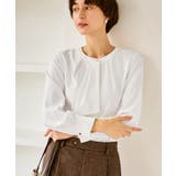 ホワイト(10) | 【WEB限定】配色ボウタイ風ブラウス | ROPE' PICNIC