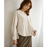【emur/エミュール】ストレッチ起毛あわせネックブラウス | ROPE' PICNIC | 詳細画像12 