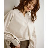 【emur/エミュール】ストレッチ起毛あわせネックブラウス | ROPE' PICNIC | 詳細画像14 