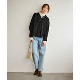 【emur/エミュール】ストレッチ起毛あわせネックブラウス | ROPE' PICNIC | 詳細画像3 