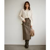 【emur/エミュール】ストレッチ起毛あわせネックブラウス | ROPE' PICNIC | 詳細画像9 