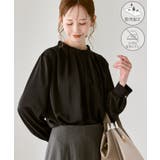 ブラック(01) | 【WEB限定】多機能タックブラウス | ROPE' PICNIC