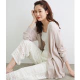 ベージュ系(28) | 【UVケア・接触冷感】ゴールドバー付きトッパーカーディガン | ROPE' PICNIC