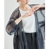 チャコール(06) | チュールカシュクールカーディガン | ROPE' PICNIC