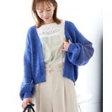 ガーターボーダーショート丈カーディガン | ROPE' PICNIC | 詳細画像11 